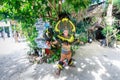 Happy filipino portrait dancing at Crystal Cove in Boracay Island