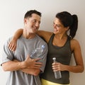 Happy fitness couple