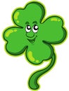 Happy four leaf clover