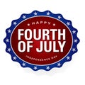 Happy Fourth Of July Stamp