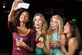 Happy friends taking a selfie Royalty Free Stock Photo