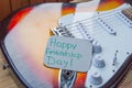 Happy Friendship day 4 Aug. Heart of denim on the guitar