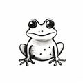 Happy Frog Drawing: Cute And Quirky Minimalistic Art For Kids