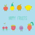 Happy fruits