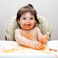 Happy fun messy eater