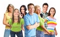 Happy funny people Royalty Free Stock Photo