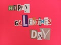 Happy galentines day a fictional holiday instead of valentines day celebrated on February 13th