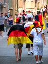 Happy German public after the football world cup victory