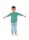 Happy gipsy child dancing Royalty Free Stock Photo
