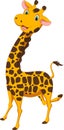 Happy giraffe cartoon