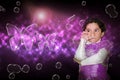 Happy girl child model baby Royalty Free Stock Photo