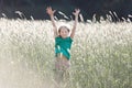 Girl on the field