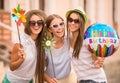 Happy Girls Royalty Free Stock Photo