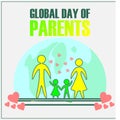 Happy Global day of Parents international celebration