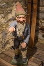 Happy Gnome Statue - Vesterheim Museum Royalty Free Stock Photo