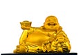 Happy Gold Buddha Royalty Free Stock Photo