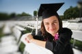 Happy graduate teen Royalty Free Stock Photo