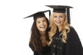 Happy graduates in graduation cap Royalty Free Stock Photo