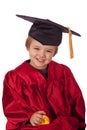 Happy graduation child Royalty Free Stock Photo