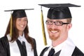 Happy graduation a young man Royalty Free Stock Photo