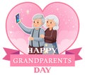 Happy grandparent day banner