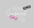 Happy grandparents day. cool banner or greeting card. eps10