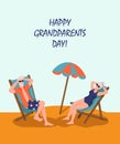 Happy Grandparents day greeting card