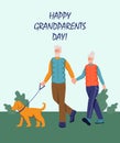 Happy Grandparents day greeting card