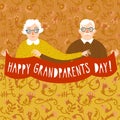 Happy grandparents day poster