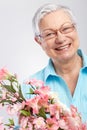 Happy granny at mother's day Royalty Free Stock Photo