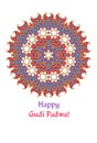 Happy Gudi Padwa - beautiful card. Indian lunar new year`s Day