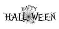 happy halloween background with happy halloween lettering vector illustration