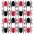 Happy Halloween background. Nightmare monster big spider. Design for concept wallpaper, posters, wrapping paper or cards Royalty Free Stock Photo