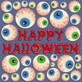 Happy Halloween background. Vector illustration. EPS10 Royalty Free Stock Photo