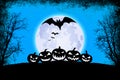 Happy Halloween banner background Royalty Free Stock Photo