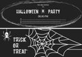 Happy halloween banner set of vector design october holiday horror night illustration. Royalty Free Stock Photo