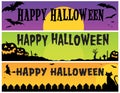 Happy Halloween Banners Royalty Free Stock Photo