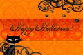 Happy halloween card Royalty Free Stock Photo