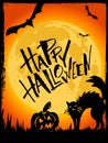 Happy Halloween card Royalty Free Stock Photo