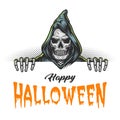 Happy Halloween colorful template