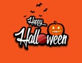 Happy halloween and cricket ball