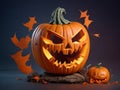 Happy halloween day, halloween angry pumpkins