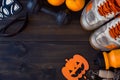 Happy Halloween day with Fitness, Exercise, Working out healthy Royalty Free Stock Photo