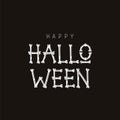 Happy Halloween. Font from bones