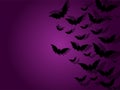 Happy Halloween Ghost Bat Icon Background Royalty Free Stock Photo