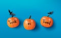 Happy Halloween greeting banner. Royalty Free Stock Photo