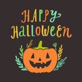 Happy Halloween greeting card