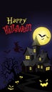 Happy Halloween greeting card