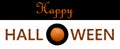 Happy halloween greeting graphic design