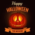 Happy Halloween! Halloween theme. Royalty Free Stock Photo
